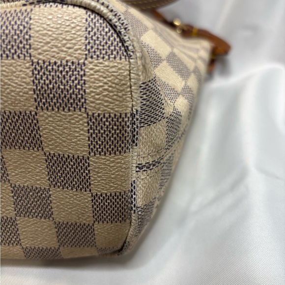 Checkered Brown and Tan Tote Bag - Picture 6 of 15